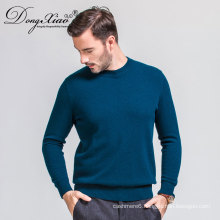 Hand Feel Oem Knitted 12GG Style Pullover Cashmere Sweater Mens In Low Price
